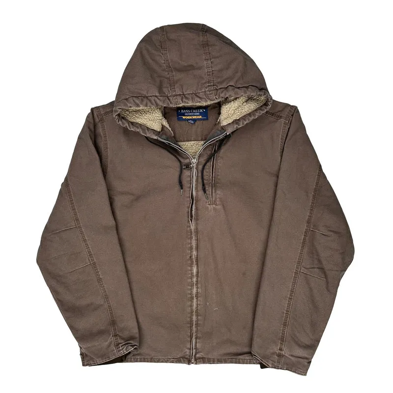 Bass Creek Jacket - Medium Brown Cotton