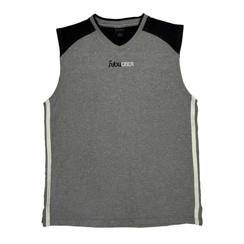 Fubu Vest - XL Grey Cotton