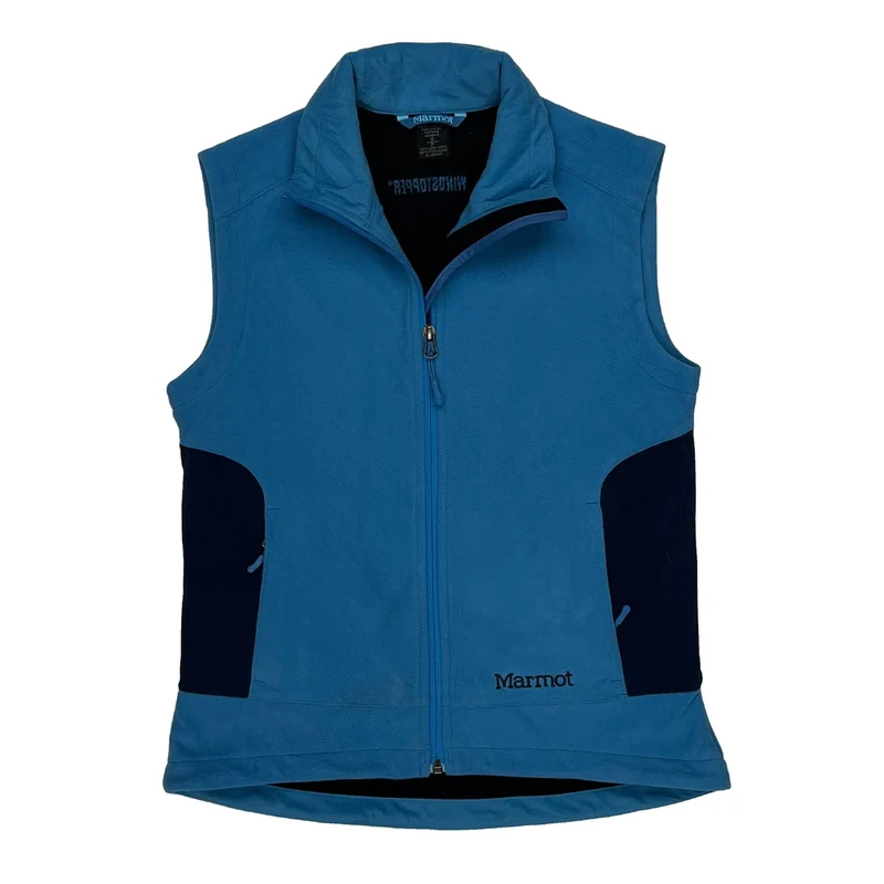 Marmot Gilet - Small Blue Polyester