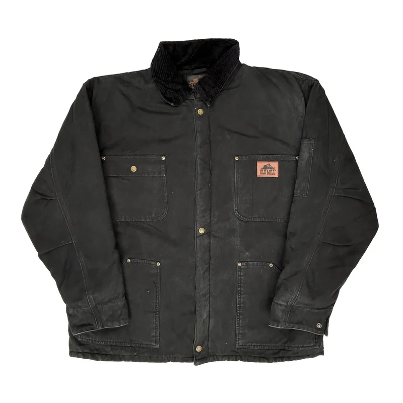 Old Mill Jacket - XL Black Cotton