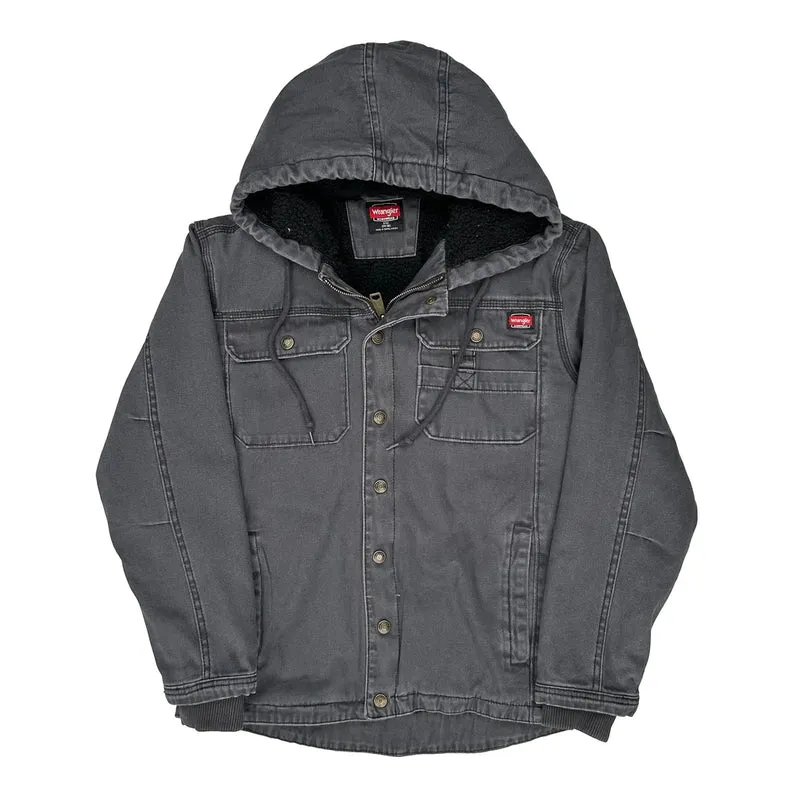Wrangler Jacket - Small Grey Cotton