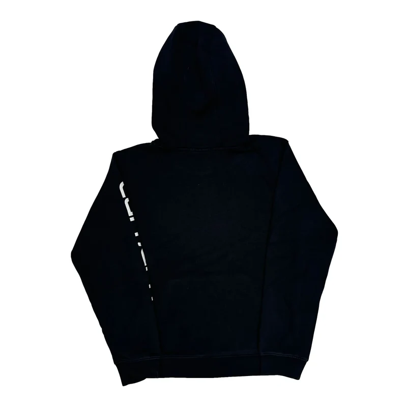 Age 12 Carhartt Spellout Hoodie - Large Black Cotton