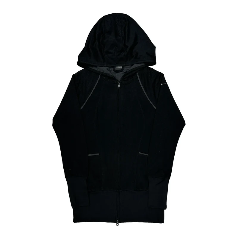 Nike Jacket - Medium Black Polyester