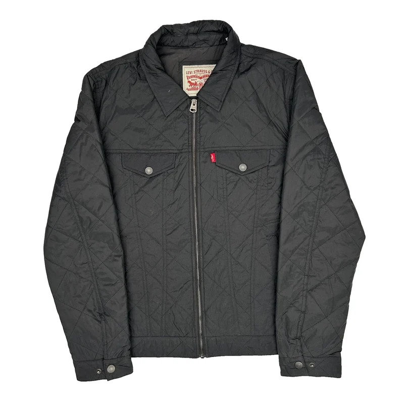 Levis Jacket - Large Black Nylon