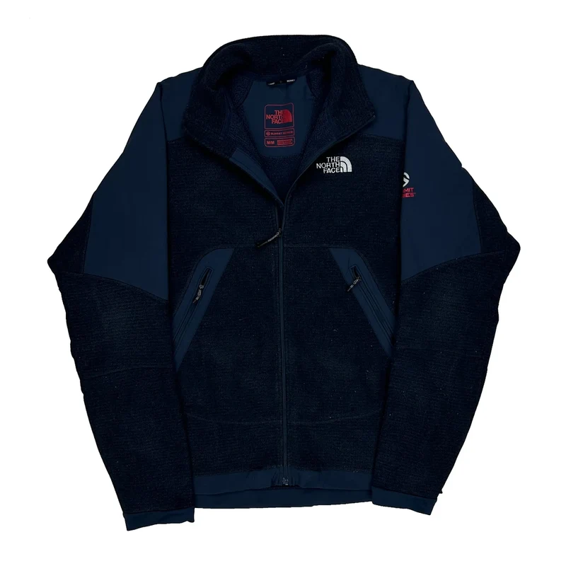 Summit Series The North Face Fleece Jacket - Medium Navy Polyester