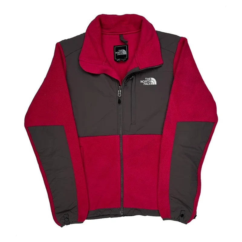 The North Face Denali Fleece Jacket - Small Red Polyester