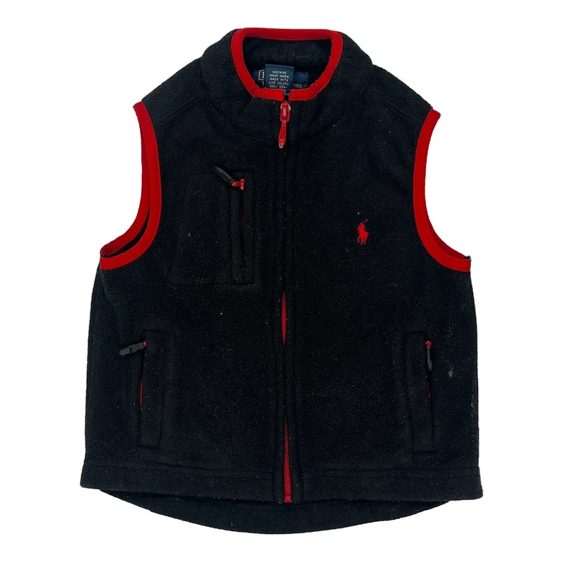 Age 2 Polo By Ralph Lauren Vest - 2XS Black Polyester