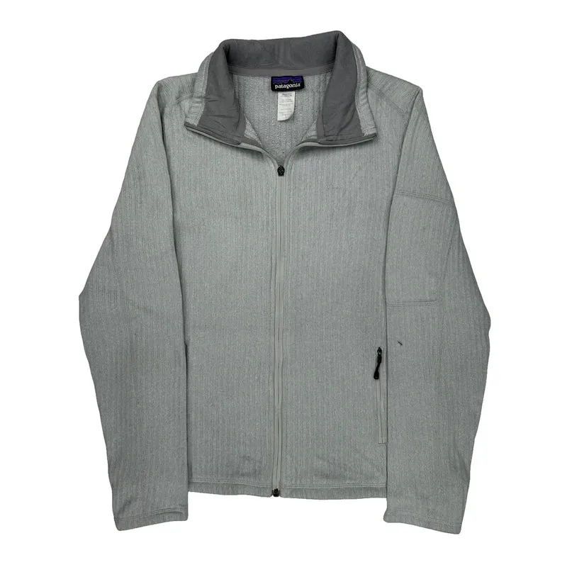 Patagonia Fleece Jacket - Large Gray Polyester