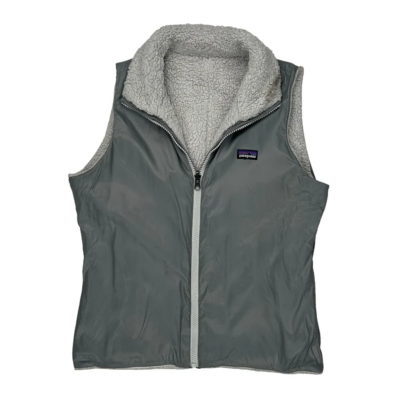 Patagonia Reversible Vest - Medium Gray Polyester