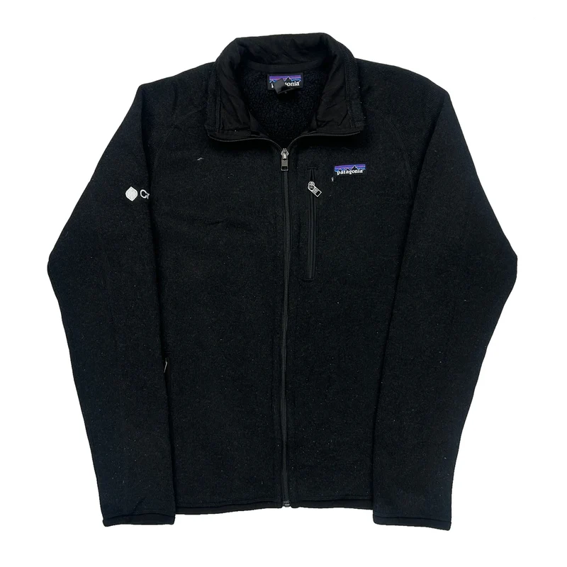 Patagonia Fleece Jacket - XS Black Polyester