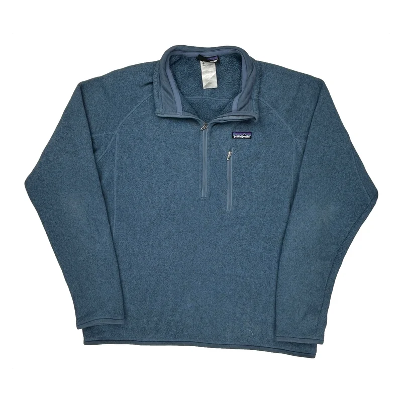 Patagonia Fleece - Large Blue Polyester