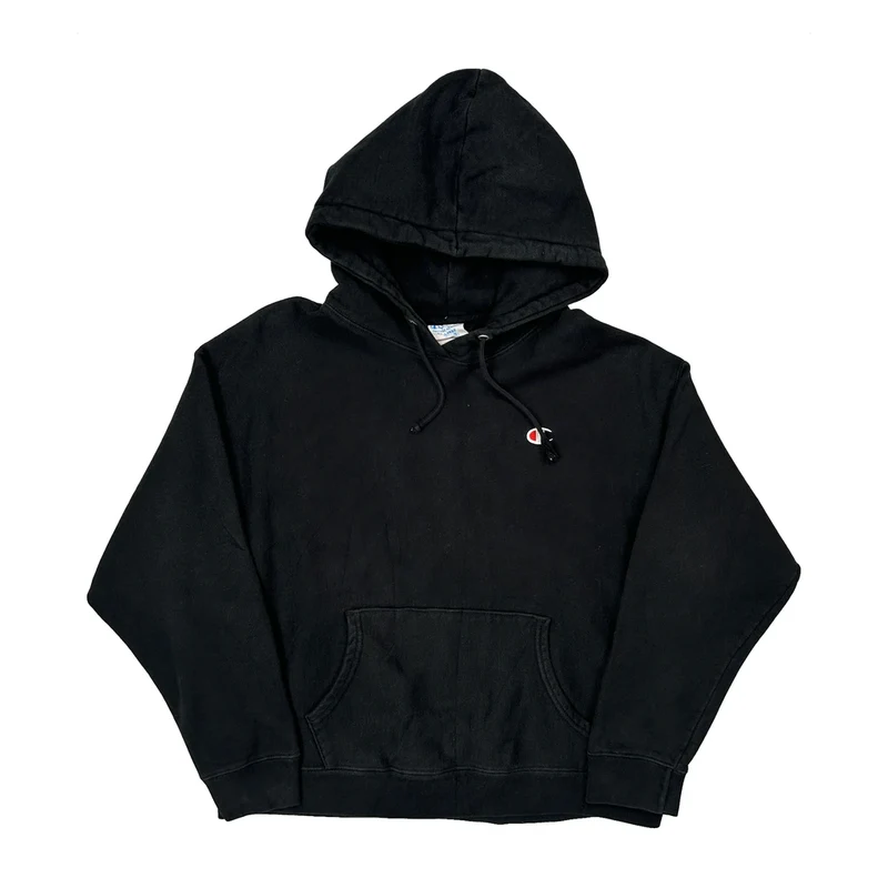 Reverse Weave Champion Hoodie - 2XL Black Cotton