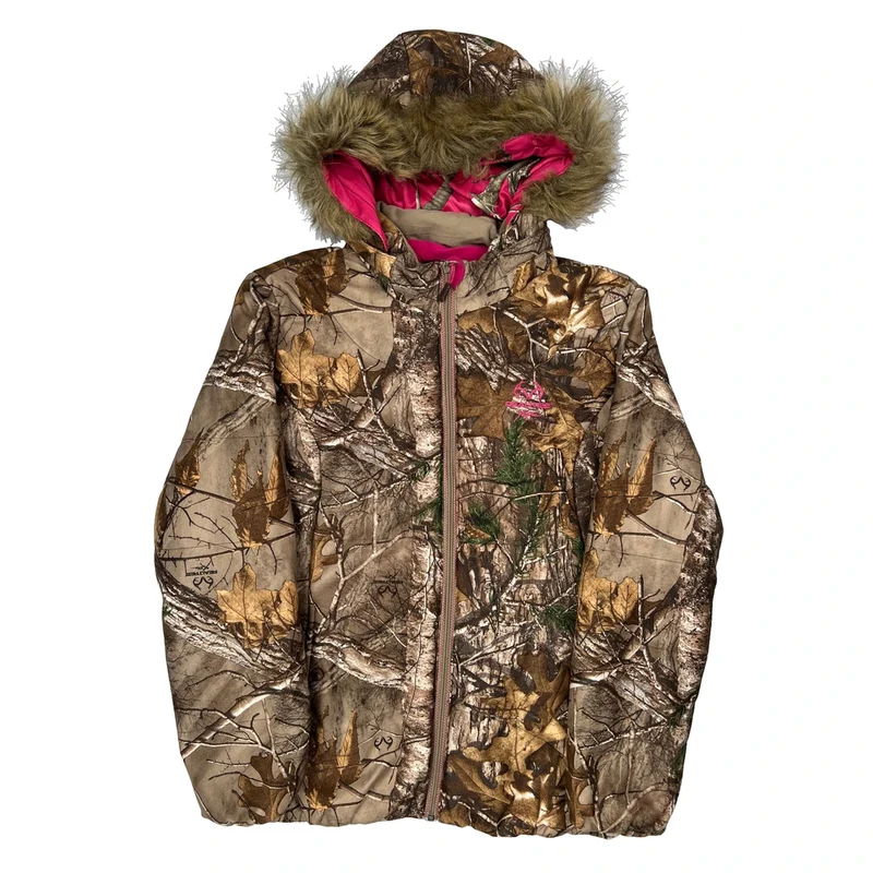Realtree Camo Jacket - XL Brown Polyester