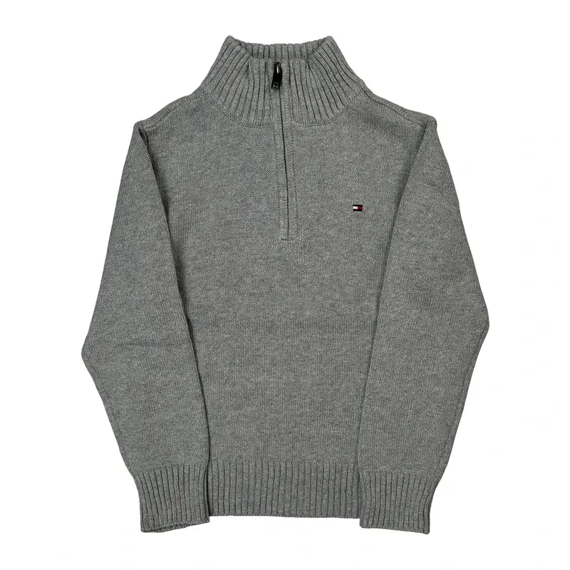 Age 6 Tommy Hilfiger 1/4 Zip - XS Gray Cotton