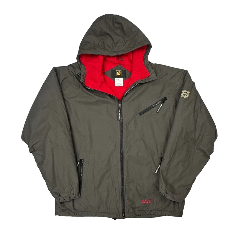 Jack Wolfskin Jacket - 2XL Gray Polyester