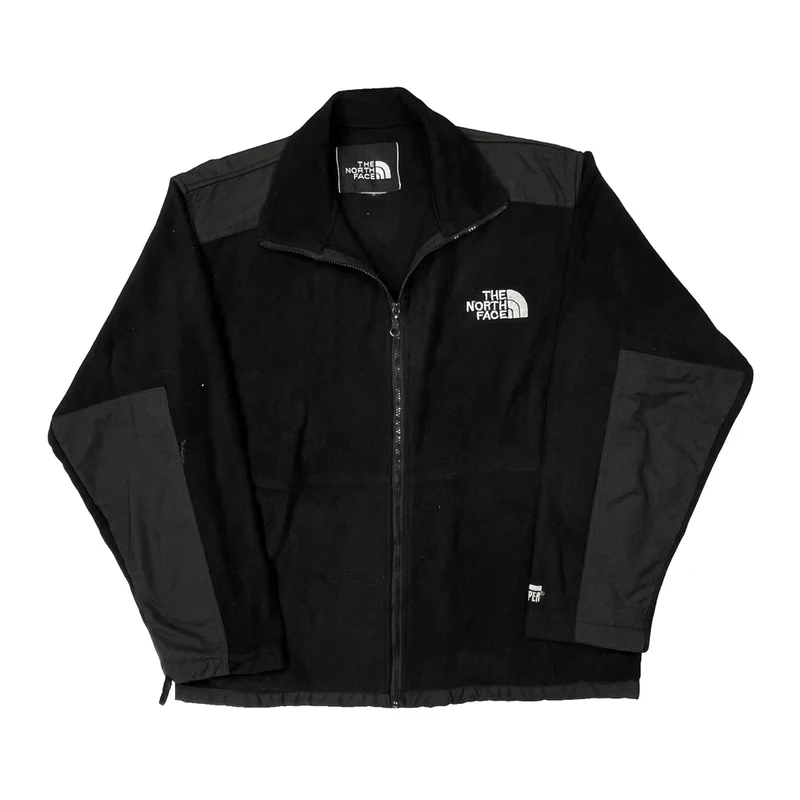 The North Face Fleece Jacket - Large Black Polyester