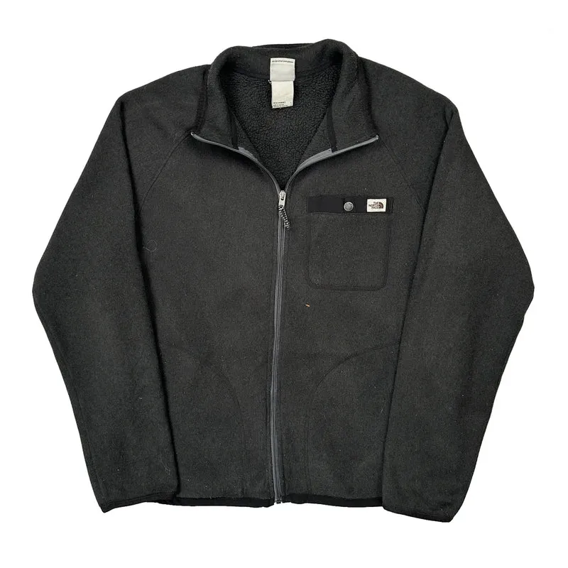 The North Face Fleece Jacket - Large Black Polyester