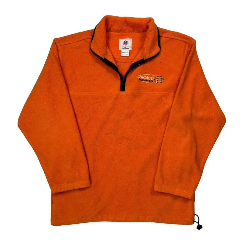 Chicago Bears Nfl Football Fleece - Large Orange Polyester