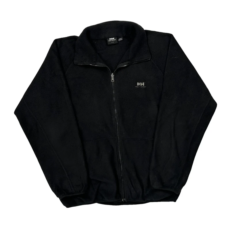 Helly Hansen Fleece Jacket - Large Black Polyester