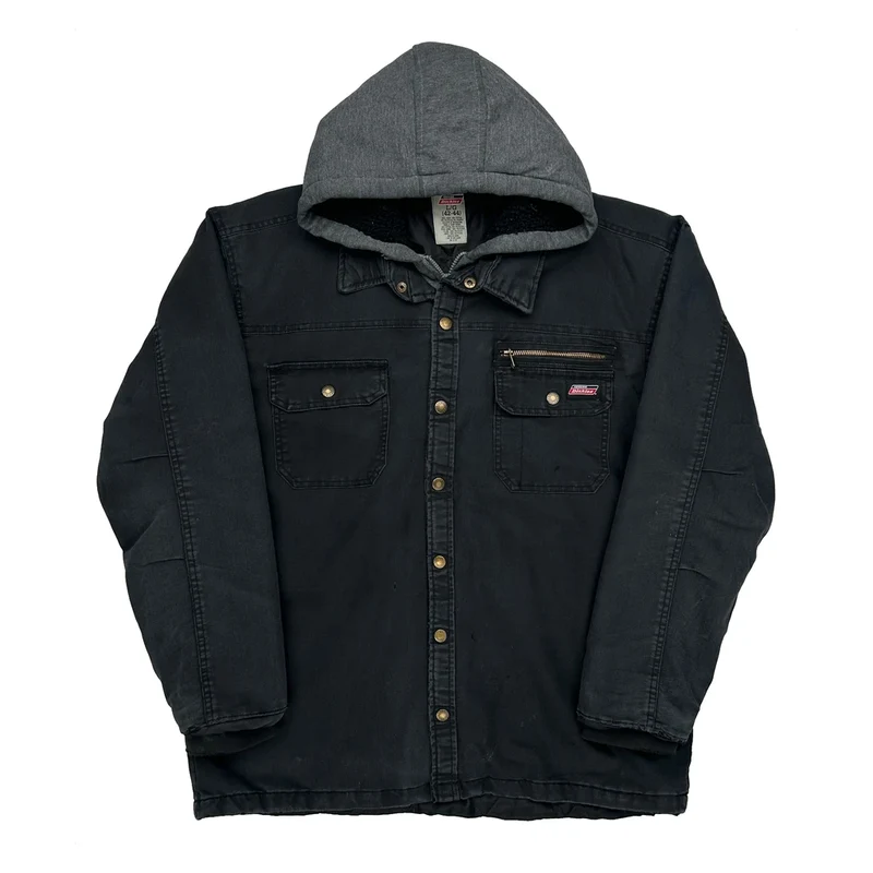 Dickies Jacket - Large Black Cotton Blend