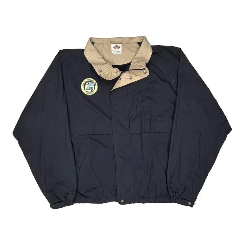 City Of Los Angeles Dickies Jacket - XL Black Nylon