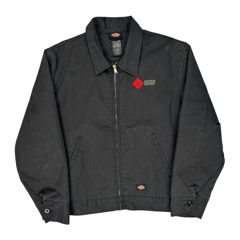 System Pavers Logo Dickies Jacket - XL Black Polyester