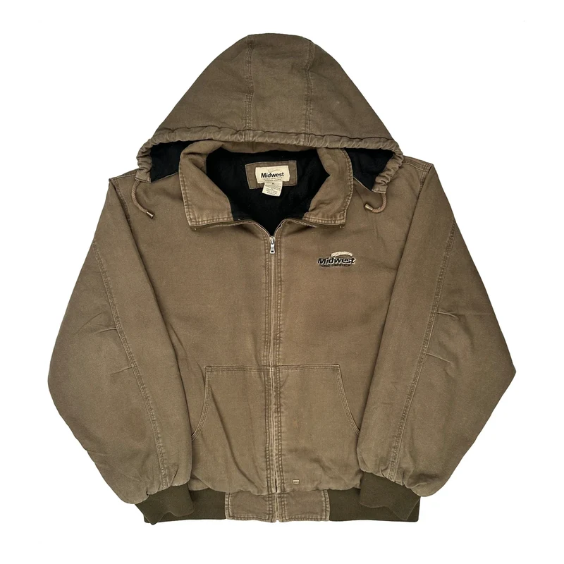 Seed Genetics Midwest Jacket - XL Brown Cotton