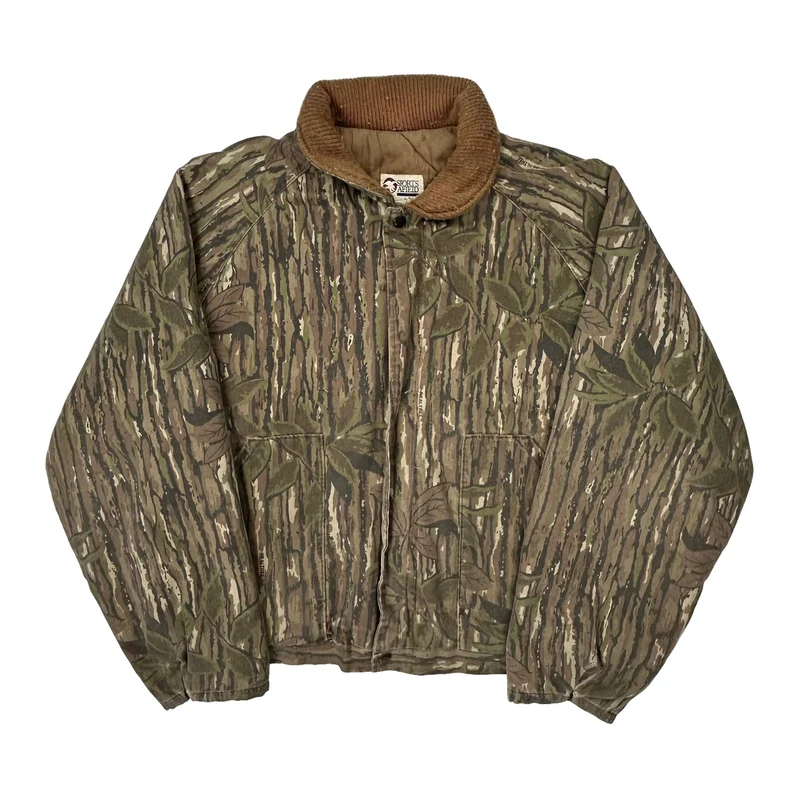 Sports Afield Camo Jacket - XL Green Cotton