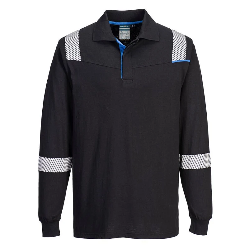 Portwest WX3 Flame Resistant Long Sleeve Polo FR711