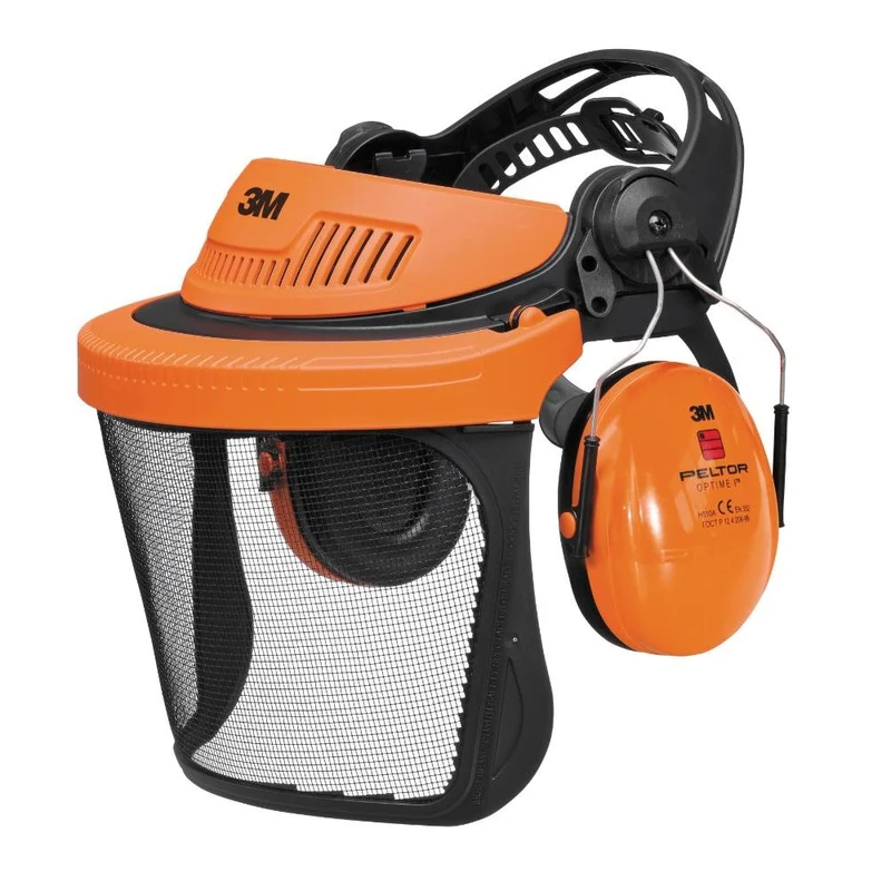 3M Peltor G500 Combinatieset Bosbouw met 5C vizier