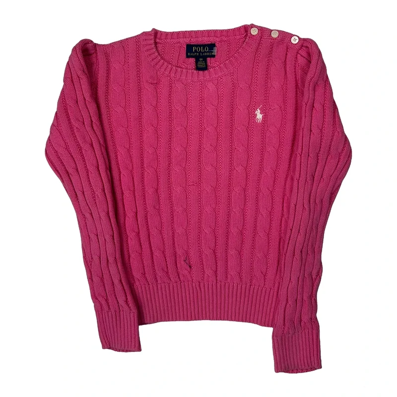 Age 6 Polo By Ralph Lauren Jumper - Small Pink Cotton