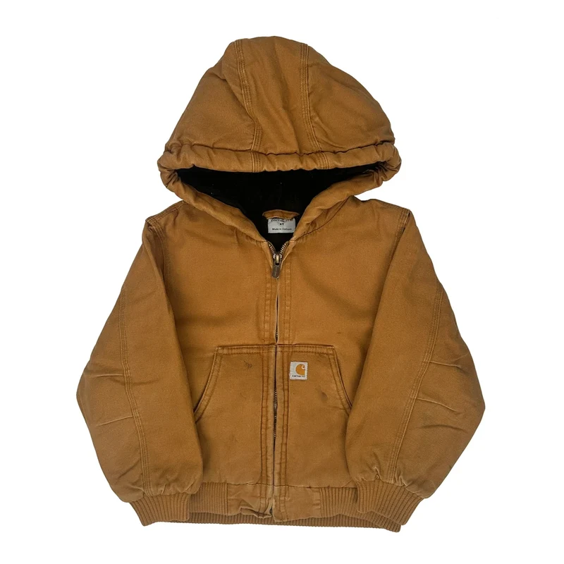 Age 3-4 Carhartt Jacket - XS Brown Cotton