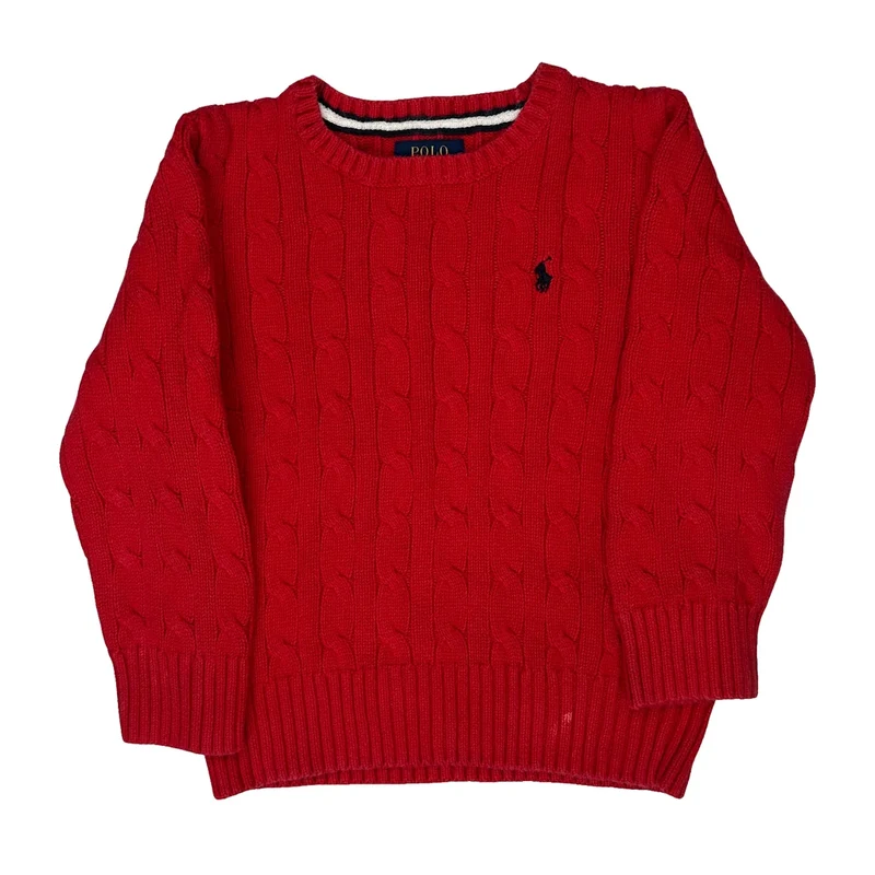 Age 4 Polo By Ralph Lauren Jumper - XS Red Cotton
