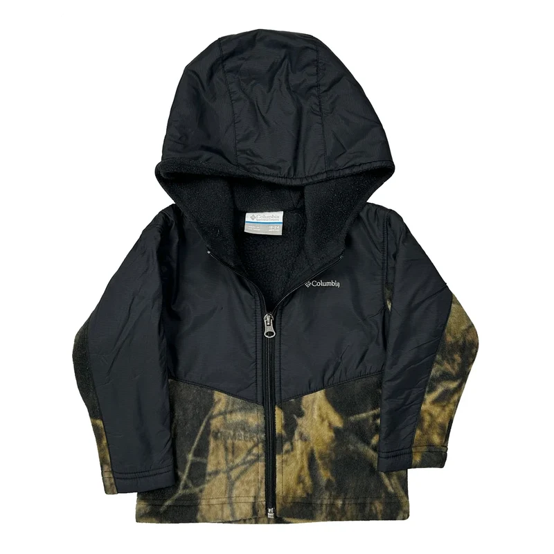 Age 18-24 Months Columbia Camo Jacket - 2XS Black Polyester
