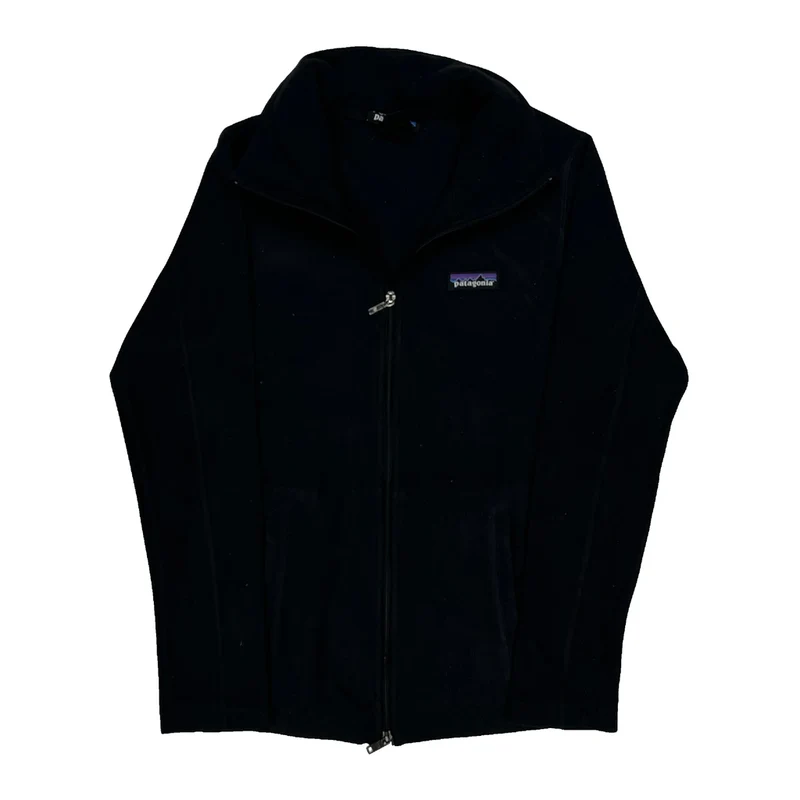 Patagonia Fleece Jacket - XS Black Polyester