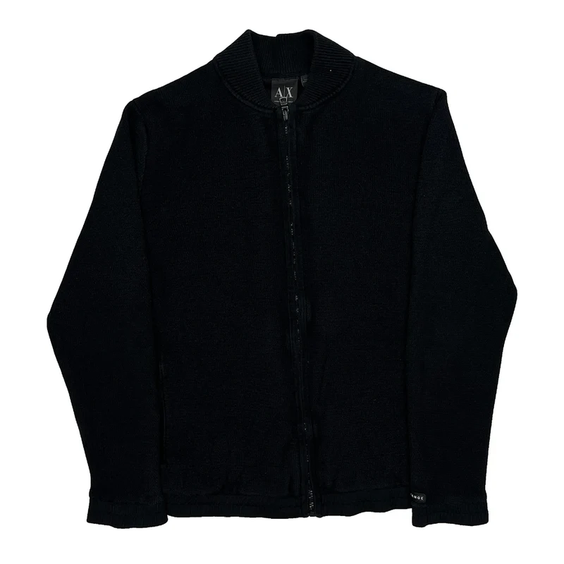 Armani Exchange Jacket - Medium Black Polyester