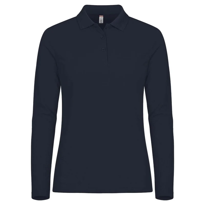 Clique Manhattan Dames Lange Mouw Polo 028253