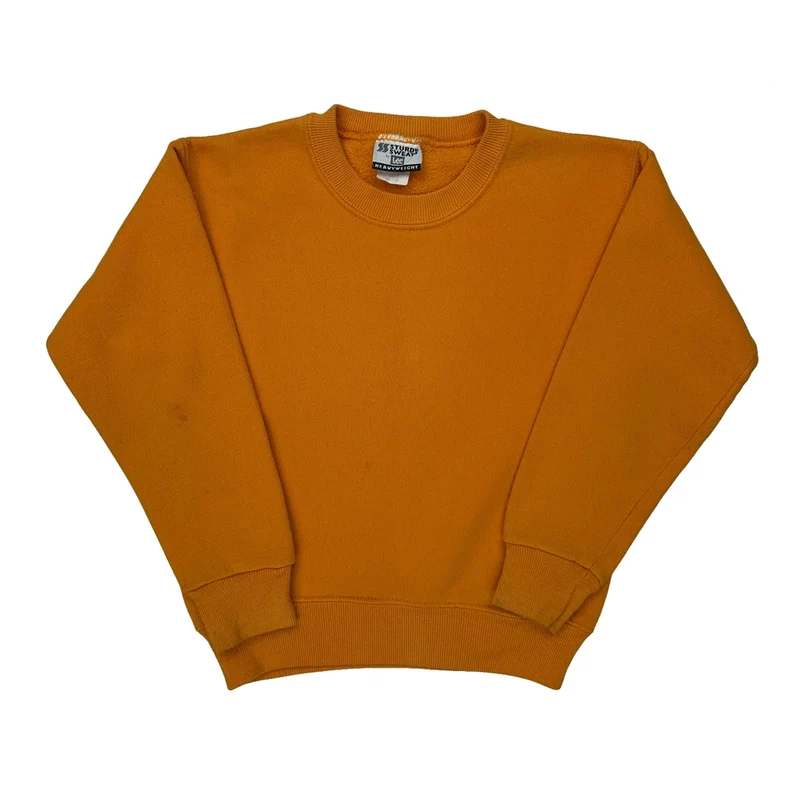 Age 7-8 Lee Sweatshirt - Medium Orange Cotton