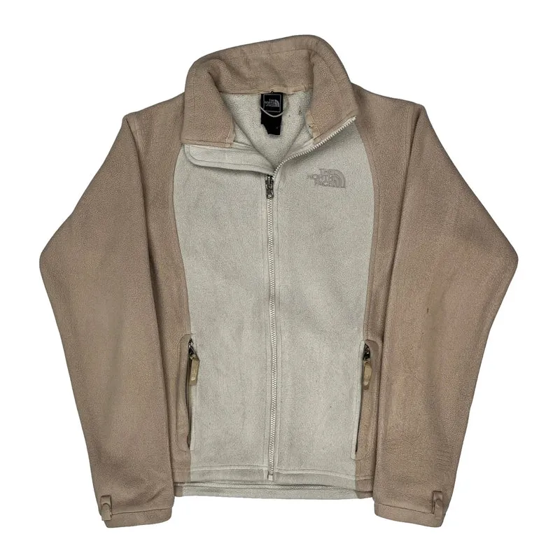 The North Face Fleece Jacket - Large Beige Polyester