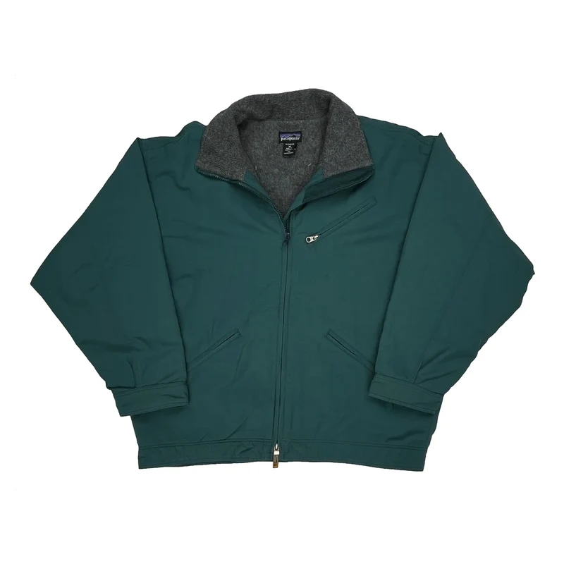 Made In USA Patagonia Jacket - Medium Green Polyester