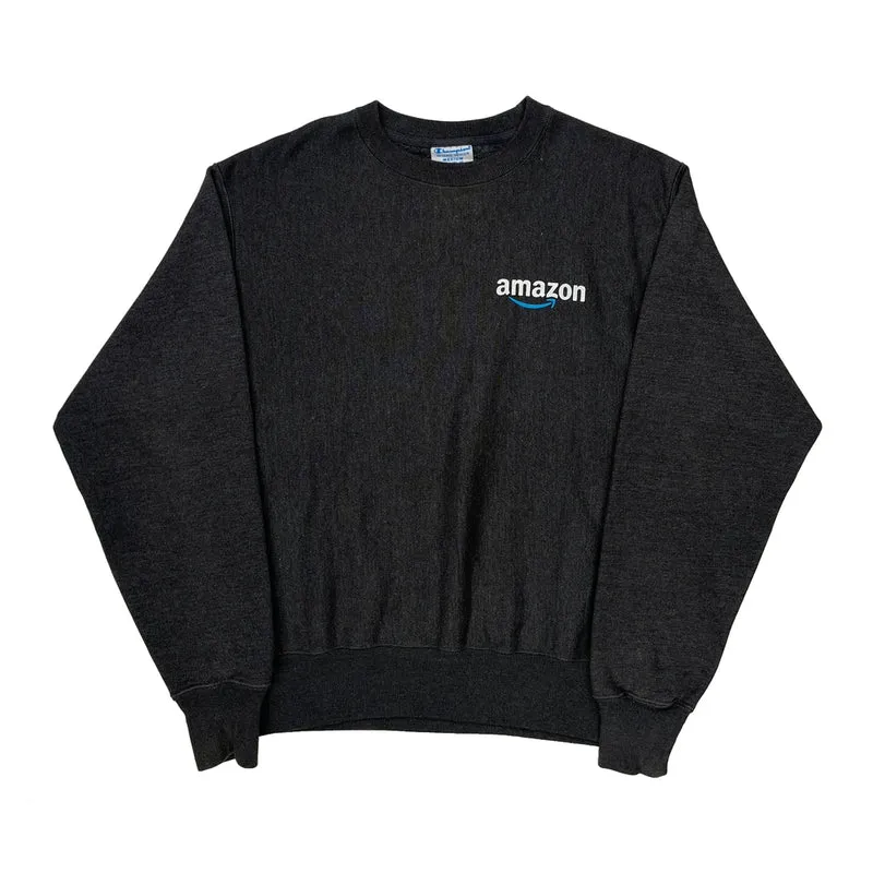 Reverse Weave Champion Sweatshirt - Medium Black Cotton