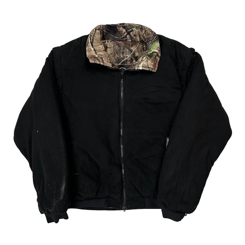Unbranded Camo Jacket - Large Black Polyester