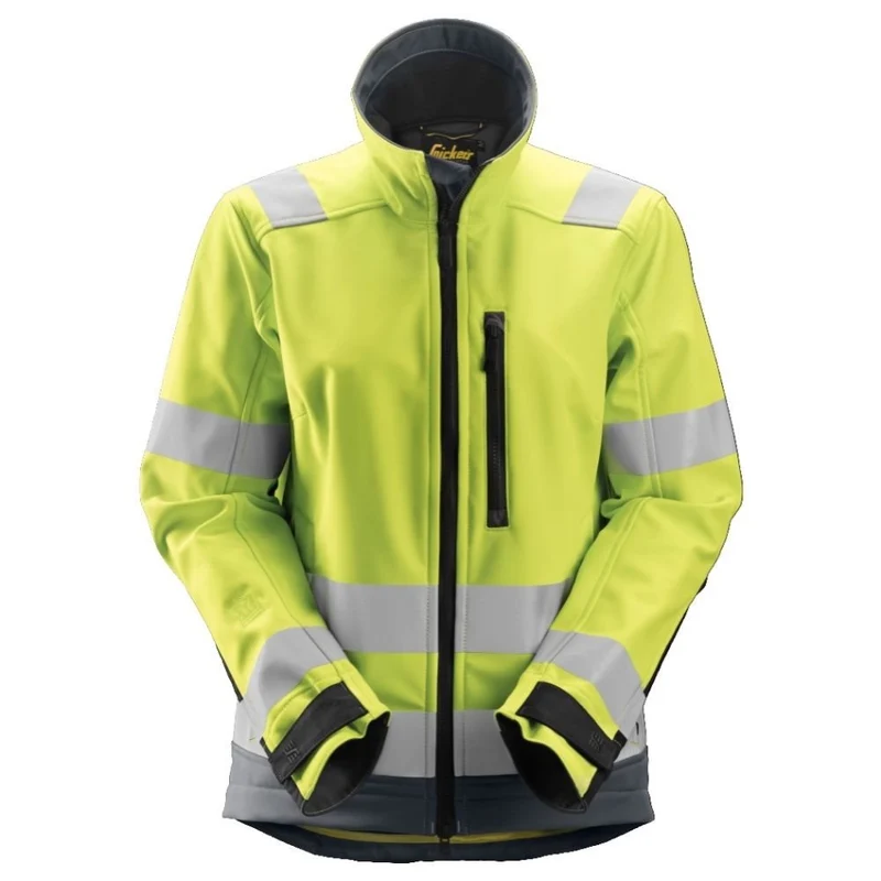 Snickers AllroundWork HV Softshell Damesjack 1237