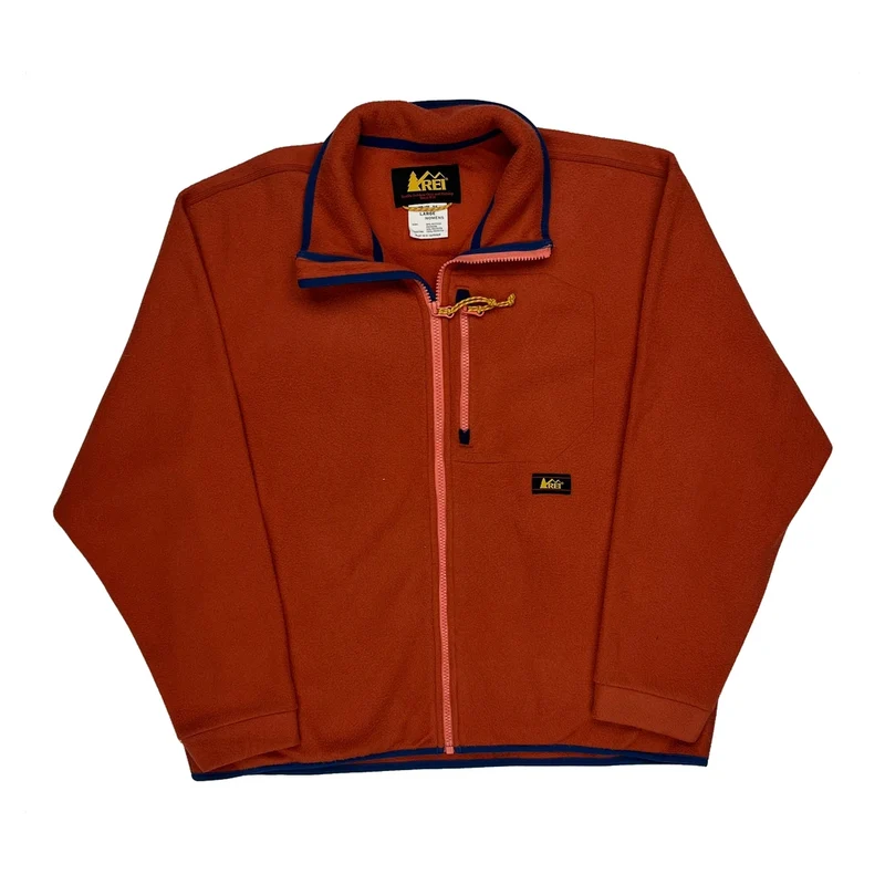 Rei Fleece - Large Orange Polyester