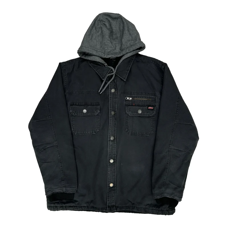 Dickies Jacket - Large Black Cotton