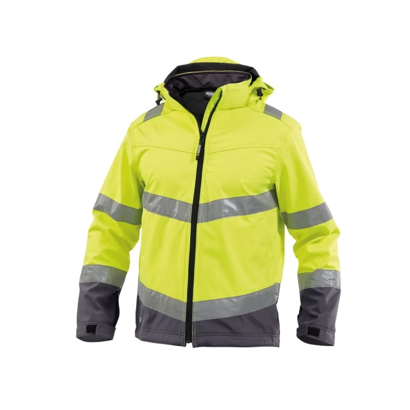 Dassy HiVis Malaga Hoge zichtbaarheids-softshell jas 300329