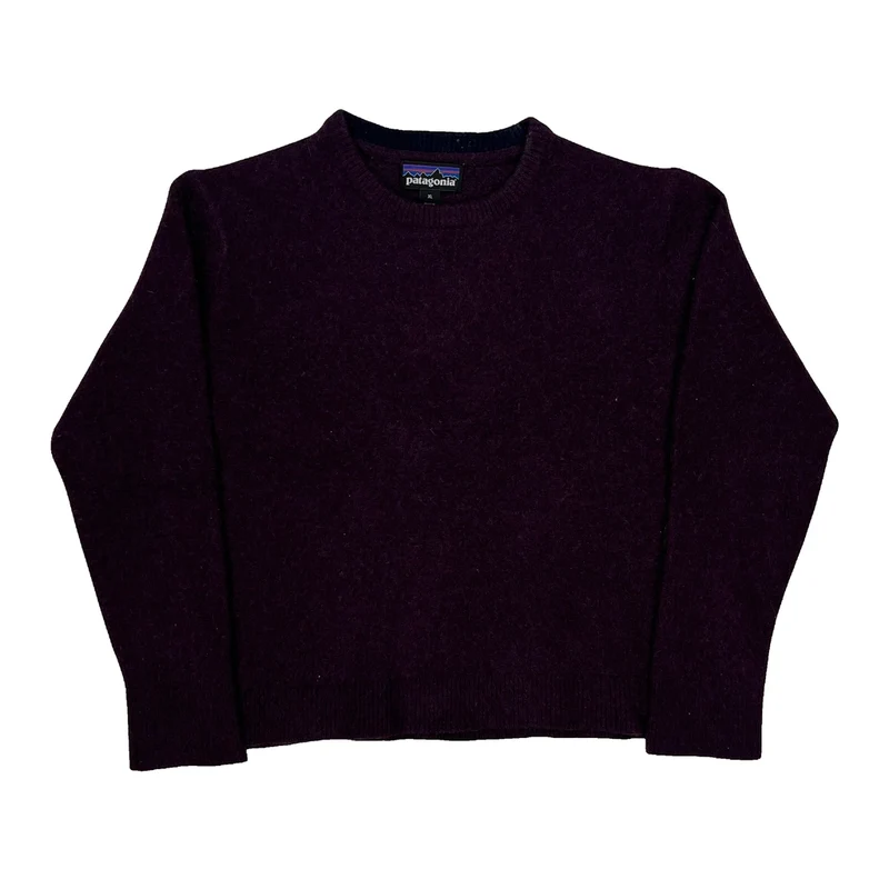 Patagonia Jumper - XL Purple Wool