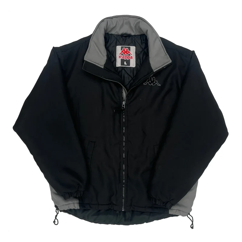 Kappa Jacket - Large Black Polyester