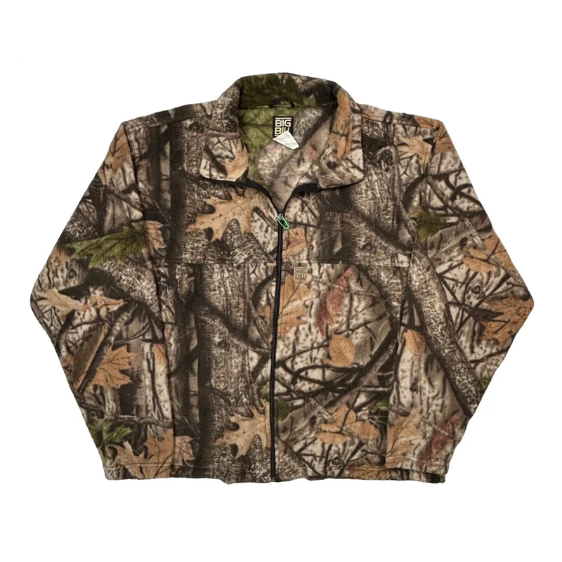 Big Bill Fleece Jacket - Large Camo Polyester