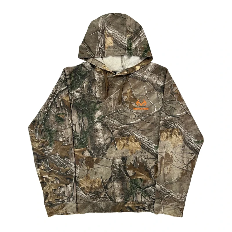 Realtree Hoodie - Large Camo Cotton